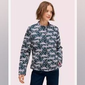 Kate Spade New York Reversible Quilted Jacket NWT, size Medium